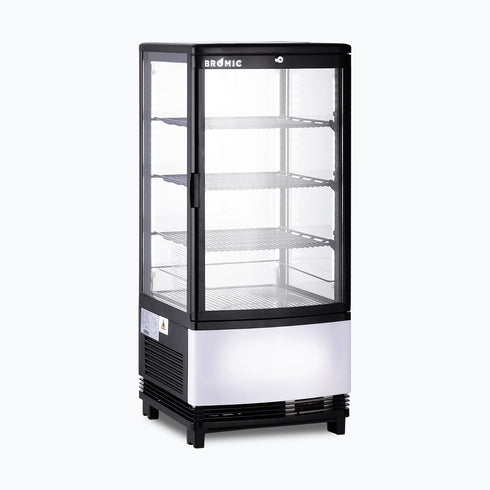 Bromic Curved Glass 80L LED Countertop Beverage Chiller - CT0080G4BC